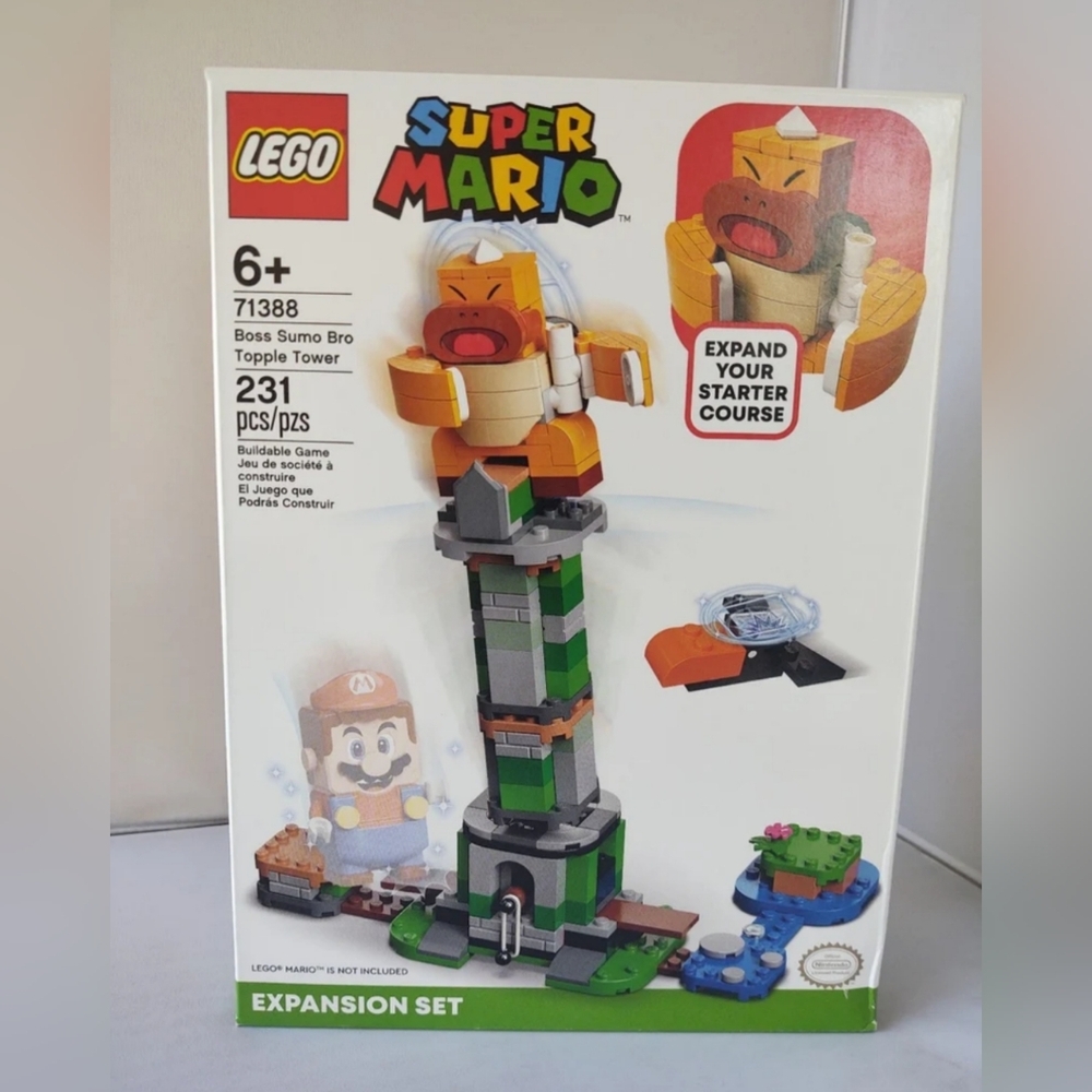 LEGO 71388 Super Mario Boss Sumo Bro Topple Tower NWT Building Toy Set - Picture 1 of 2